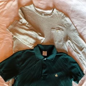 Jcrew pullover & Brooks Brothers Polo